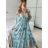 Women's Long Sleeve Summer Shirt Dress (S/M/L ONE SIZE) INDIAN FASHION IMWY23123 -   blue -   M / L