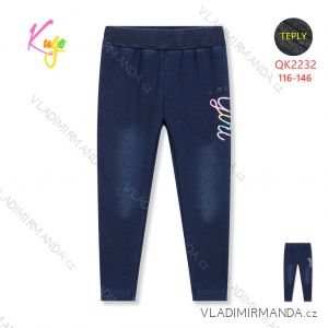 Outdoor cotton children's pants for boys (116-146) KUGO TM8260K