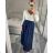 Skirt long summer women (uni sl) ITALIAN Fashion IM420490 S/M/L blue