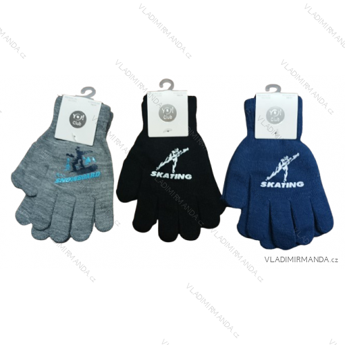 Finger Gloves Children's Boys (14-16) MADE IN POLAND PV3240108G