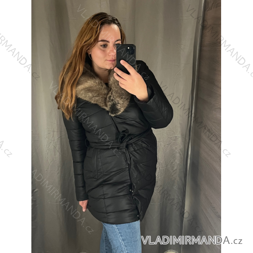 Jacket coat winter (s-xl) POLSKá MODA PM217022 L black