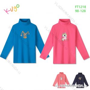 T-shirt with long sleeves children's girls girls (98-128) KUGO ML7227