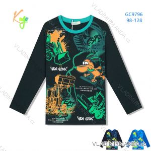 T-shirt long sleeve with sequins children adolescent girls (116-146) KUGO B3258