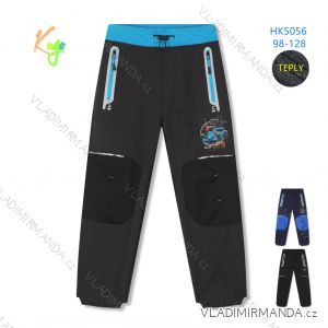 Softshell pants insulated with fleece children's girls and boys (98-128) KUGO HK5058