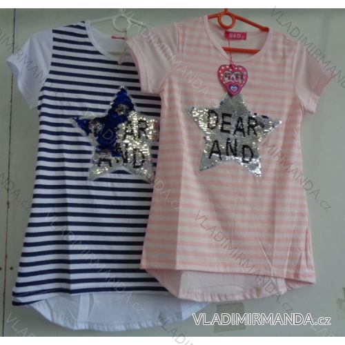 T-shirt short sleeve teen girl (134-164) SAD CY1155
