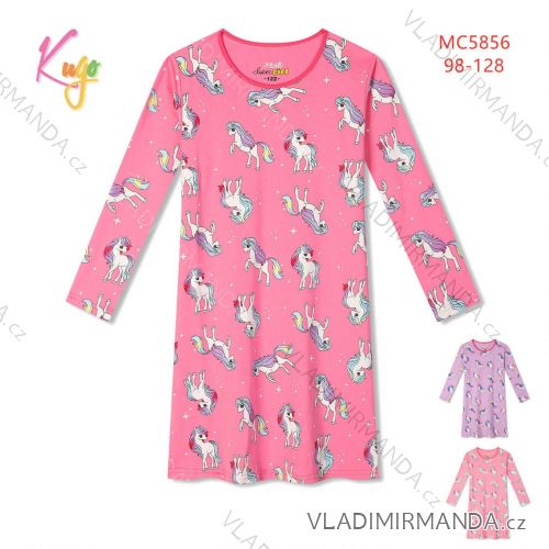 Nightgown short sleeve children's girls (98-128) KUGO MP1290