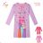 Long-sleeved night shirt for children, teenagers, girls (116-146) KUGO MN3773