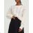 Women's Elegant Belt Long Sleeve Dress (S/M ONE SIZE) ITALIAN FASHION IMM23UN6139