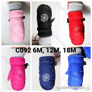 Ski mittens for children, girls and boys (3-8 years) ECHT ECHT24C072