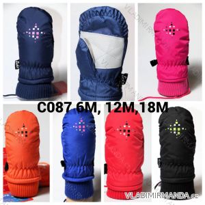 Ski mittens for children, girls and boys (3-8 years) ECHT ECHT24C072