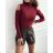 Women's long sleeve knitted sweater (S/M/L ONE SIZE) IMM24M8096