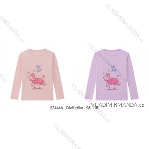 T-shirt long sleeve girls (98-128) WOLF S2442