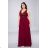 Women's Plus Size (42-48) Long Elegant Party Dress With Wide Straps FRENCH FASHION FMPEL23ROBELAETITIAQS