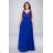 Women's Plus Size (42-48) Long Elegant Party Dress With Wide Straps FRENCH FASHION FMPEL23ROBELAETITIAQS