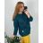Women's elegant party long sleeve dress (S/M ONE SIZE) ITALIAN FASHION IM322282  dark kerosene