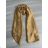 Ladies scarf (one size) DELFIN DEL22JK-198-9 ONE SIZE beige