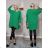 Women's Plus Size Warm Knitted Long Sleeve Dress (52/54/56 ONE SIZE) ITALIAN FASHION IM424637