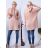 Women's Plus Size Warm Knitted Long Sleeve Dress (52/54/56 ONE SIZE) ITALIAN FASHION IM424637