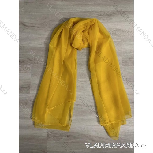 Ladies scarf (one size) DELFIN DEL22JK-198-9 ONE SIZE žlutá hořčicová