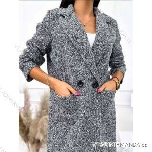 Women's Long Sleeve Alpaca Coat (S/M/L ONE SIZE) ITALIAN FASHION IMWCW23010