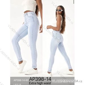 Jeans pants leatherette with zip (XXS-L) LAULIA JWA20108