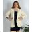 Set elegant jacket long sleeve and pants women (S / M ONE SIZE) ITALIAN FASHION IMM211392 50 beige