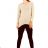 Knitted sweater thin turtleneck long sleeve women (L / XL ONE SIZE) ITALIAN FASHION IMD211110