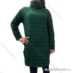 Women's Long Sleeve Hooded Sweatshirt Dress (S/M ONE SIZE) ITALIAN FASHION IMC22685