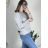 Women's knitted turtleneck long sleeve sweater (S / M ONE SIZE) ITALIAN FASHION IMWT21264