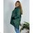 Women's Plus Size Hooded Jacket (XL/2XL ONE SIZE) ITALIAN FASHION IM422684