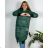 Women's Plus Size Hooded Jacket (XL/2XL ONE SIZE) ITALIAN FASHION IM422684