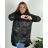 Women's Plus Size Hooded Jacket (XL/2XL ONE SIZE) ITALIAN FASHION IM422684