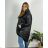 Women's Plus Size Hooded Jacket (XL/2XL ONE SIZE) ITALIAN FASHION IM422684