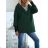 Women's Short Knitted Long Sleeve Dress (S/M ONE SIZE) ITALIAN FASHION IM424325