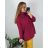 Knitted Sweater with Turtleneck Long Sleeve Women's Plus Size (54/56/58 ONE SIZE) ITALIAN FASHION IM524KEYLA