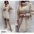 Women's Plus Size Warm Knitted Long Sleeve Dress (52/54/56 ONE SIZE) ITALIAN FASHION IM424637