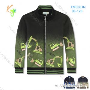 Zip-up sweatshirt for children's girls (98-128) KUGO WM0869