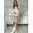 Women's Oversized Knitted Long Sleeve Sweater (S/M ONE SIZE) ITALIAN FASHION IMSN2416125