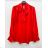 Women's Oversize Long Sleeve Shirt (S/M ONE SIZE) ITALIAN FASHION IMPSH2424663