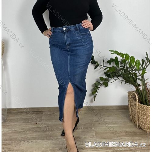 Women's Denim Skirt Plus Size (L-4XL) MOON GIRL IM924MUQ858