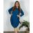 Women's elegant party long sleeve dress (S/M ONE SIZE) ITALIAN FASHION IM322282