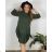 Women's elegant party long sleeve dress (S/M ONE SIZE) ITALIAN FASHION IM322282