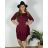 Women's elegant party long sleeve dress (S/M ONE SIZE) ITALIAN FASHION IM322282