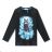 T-shirt long sleeve with sequins children adolescent girls (116-146) KUGO B3258