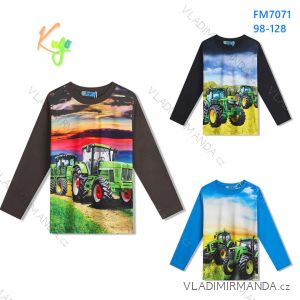 T-shirt with long sleeves children's girls girls (98-128) KUGO HL9309