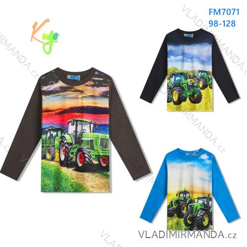 T-shirt with long sleeves children's girls girls (98-128) KUGO HL9309