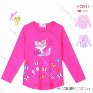 T-shirt with long sleeves children's girls girls (98-128) KUGO ML7227