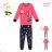 Children's long pajamas for girls (98-128) KUGO MP1759