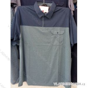 T-shirt with collar short sleeve men's oversized (l-4xl) BATY PNAM-XUOC-PHA
