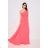 Women's Long Elegant Strapless Party Dress (SL) FRENCH FASHION FMPEL23ELSIE